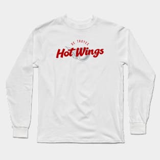 Vintage Style Hot Wings Long Sleeve T-Shirt